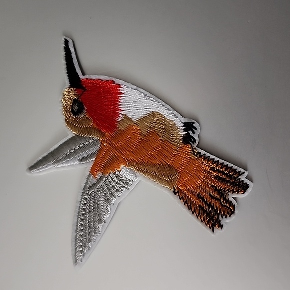 Hummingbird Iron on Patch - Picture 2 of 4